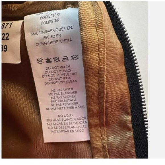 Dickies Logo Hipsack Bag Unisex Men's Women's 6" x 9.25" x 2.75" Brown New - Picture 8 of 13